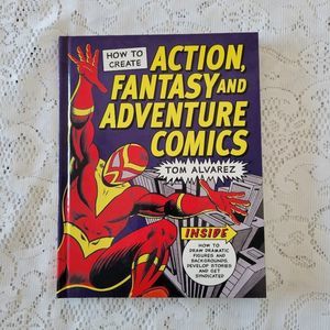 How to Draw & Create Action Fantasy and Adventure Comics Hardcover Book 1997